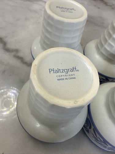 Pfaltzgraff Yorktown Ice Cream Cone Shaped Dish • 4.5" 🍨 • Set Of 4 • EUC - Picture 14 of 17