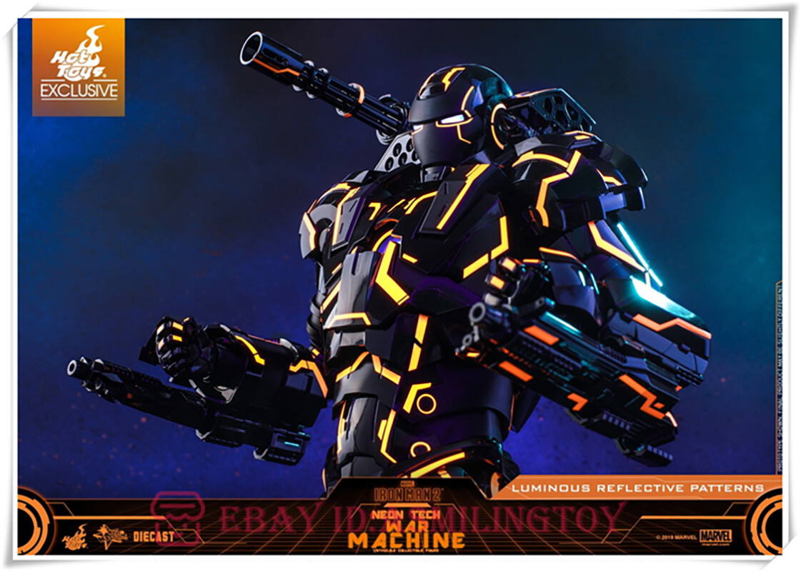 ホットトイズ 『アイアンマン２』１/6 ウォーマシンネオンテック版 MMS553 1/6 HOTTOYS HT MMS553 D35 Neon Tech War Machine Iron Man 12