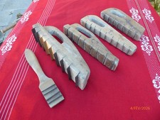 LOT rabotin chemin de fer outil ancien de tailleur de pierre rabot sculpteur