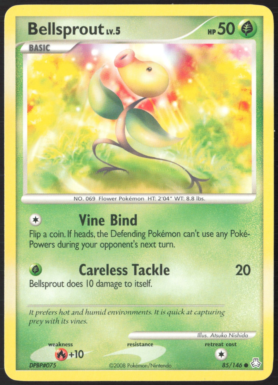 Bellsprout 85/146 Legends Awakened NM
