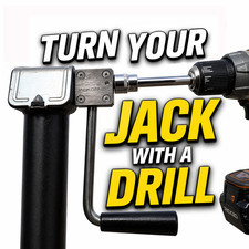 Jack Drill Adapter - Rv Boat Utility Trailer Jack Tool - Jackdrive Jack Drill Adapter - Rv Boat Utility Trailer Jack Tool - Jackdrive