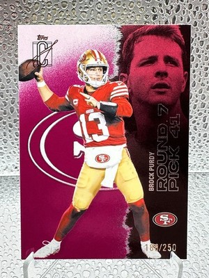 Topps 2025 Signature Class Brock Purdy 49ers Round Pick #48 /250