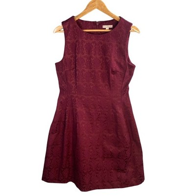 eva mendes burgundy dress Burgundy Midi Dress