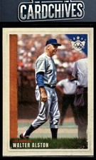Walter Alston 2022 Panini Diamond Kings #13 Artist's Proof Blue