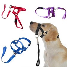 Adjustable Dog Muzzle Rope Mouth Guard with Buckle for Training and Safety