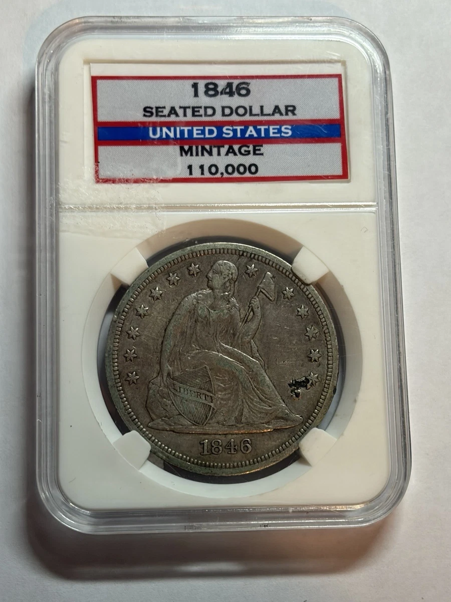 1846 Year Seated Liberty US Dollars (1840-1873) for sale | eBay