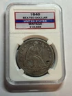 1846 Liberty Seated Dollar XF Details Tough Type Coin