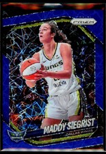 2025 Panini Prizm WNBA #50 Maddy Siegrist Blue Velocity Prizms