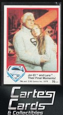 Jor-El and Lara...Their Final Moments! 1978 Topps Superman: The Movie #70 Brando