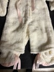 Vintage Baby Girl Snowsuit By Betty Terrell 6 Month White Bunny Lace Pink Ribbon — photo 3