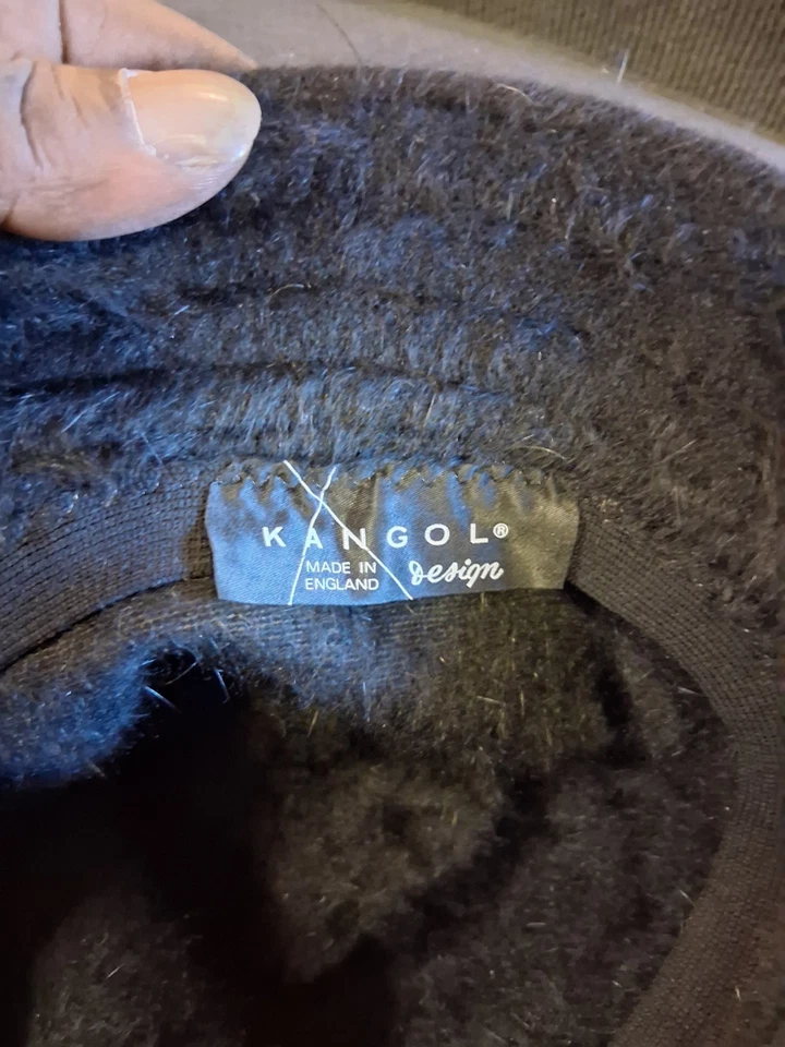 DE COLECCIÓN Kangol Cubo Sombrero NEGRO Furgora Difuso Angora Mezcla Talla Única Foto 3 de 3