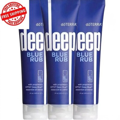 3 PACK DoTERRA Deep Blue Rub Cream - 4 oz U.S. Stock EXP:09/2028