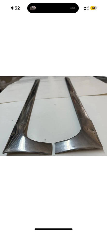 Jeep FSJ Wagoneer Cherokee J10 J20 Parabrisas Conductor Pasajero Borde Esquina Lateral Foto 3 de 4