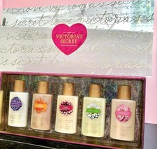 Victoria s Secret Love 5 Pcs Hydrating Body Lotion Set 1.7 Fl Oz Per New Boxed