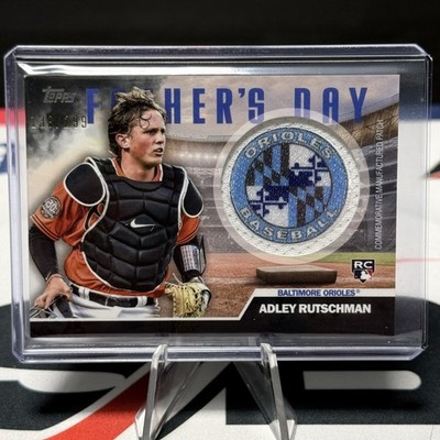 Adley Rutschman 2023 Topps Series 2 Father's Day Patch Black #139 /299 Orioles