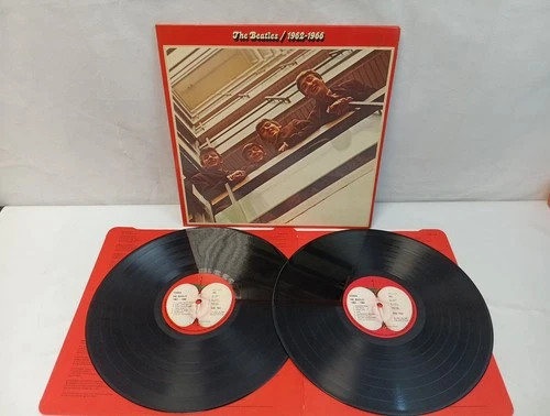 Beatles 1962-1966 Uk Apple Double Vinyl Lp Stereo Pcsp 717 Best Of Comp