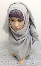 Arab Muslim Scarf Head Scarf Headwraps Women Hijab Scarf Islamic Long Headscarf