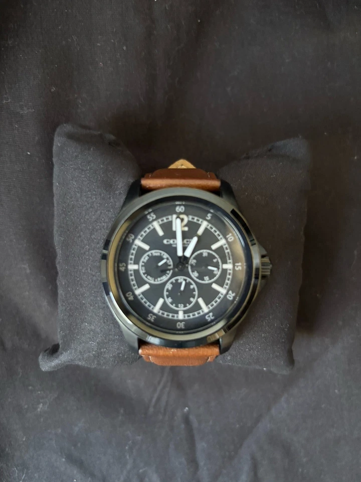 Reloj Coach Analógico Informal Carretilla Marrón Hombre 14601994 Foto 3 de 4