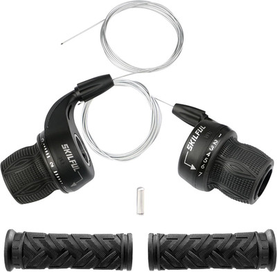 21 Speed Fahrrad Schalthebel 3x7 Revoshifter Set 7 Fach Drehgriff-Schalter Twist