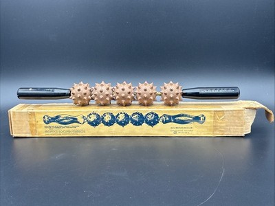 Vintage Acu-Reflex Systems Therapy Training Acu Reflex Roller Massager with Box