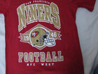 Excellent NFL San Francisco Niners Football T-shirt Top Size Med 10-12 Red — photo 3