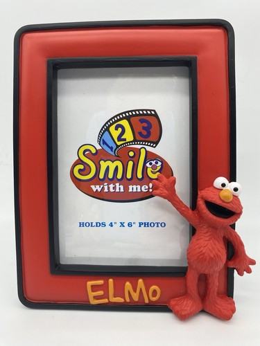 ELMO 3D Red Frame 4x6 Picture RARE 2010 Sesame Workshop