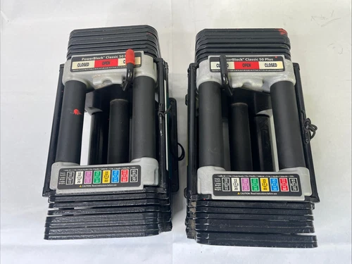 Powerblock Classic 50 Pound Adjustable Dumbbells Set Of 2