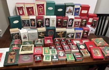 Hallmark Keepsake Huge Lot of 66 Ornaments Various Collections with Boxes + 2