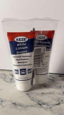 KEZE White Lithium Grease 2-Pack Multi-Purpose Automotive Mechanical Lubricant