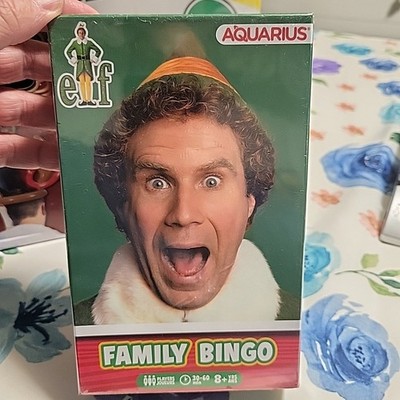 Aquarius ELF Family Bingo Party Game Buddy The Elf New + Sorry + Antler Toss