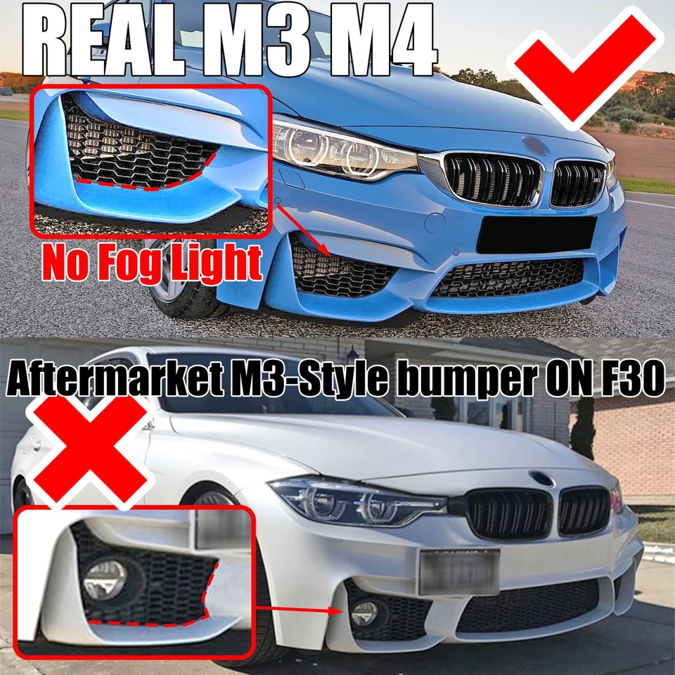Front Spoiler Lippe + Heckdiffusor Lippe für BMW F80 M3 F82 F83 M4 Carbon Optik - Bild 3 von 4