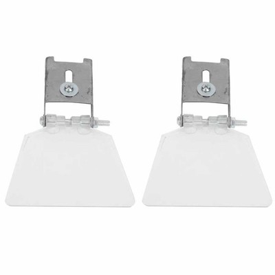 2pcs Replacement Guard Bench Grinder Eye Protection Safety Shields With Bracket