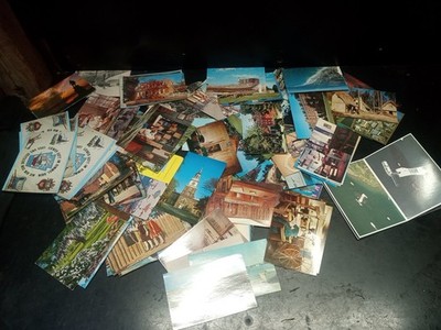 Lot Of Unused Vintage Antique Postcards travel Collectibles Some Written On