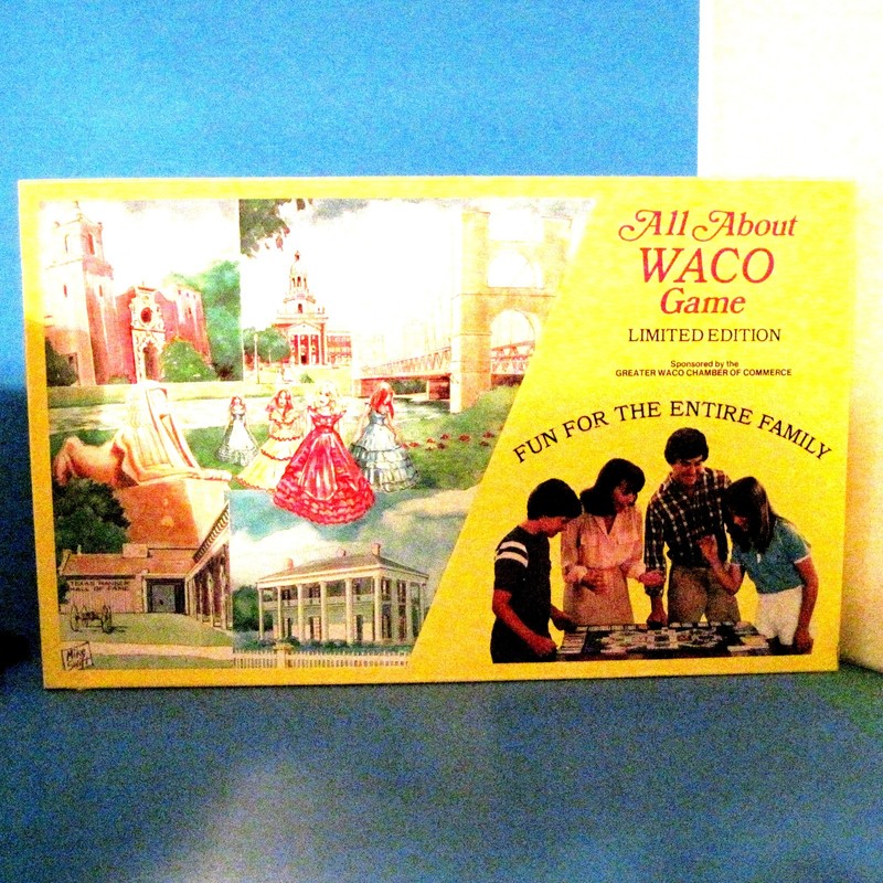 All About Town The Game of Waco [Texas] board game Limited Edition 1982