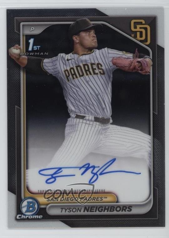 2024 Bowman Draft Chrome Prospect Auto Tyson Neighbors #CPA-TN Auto 0l44