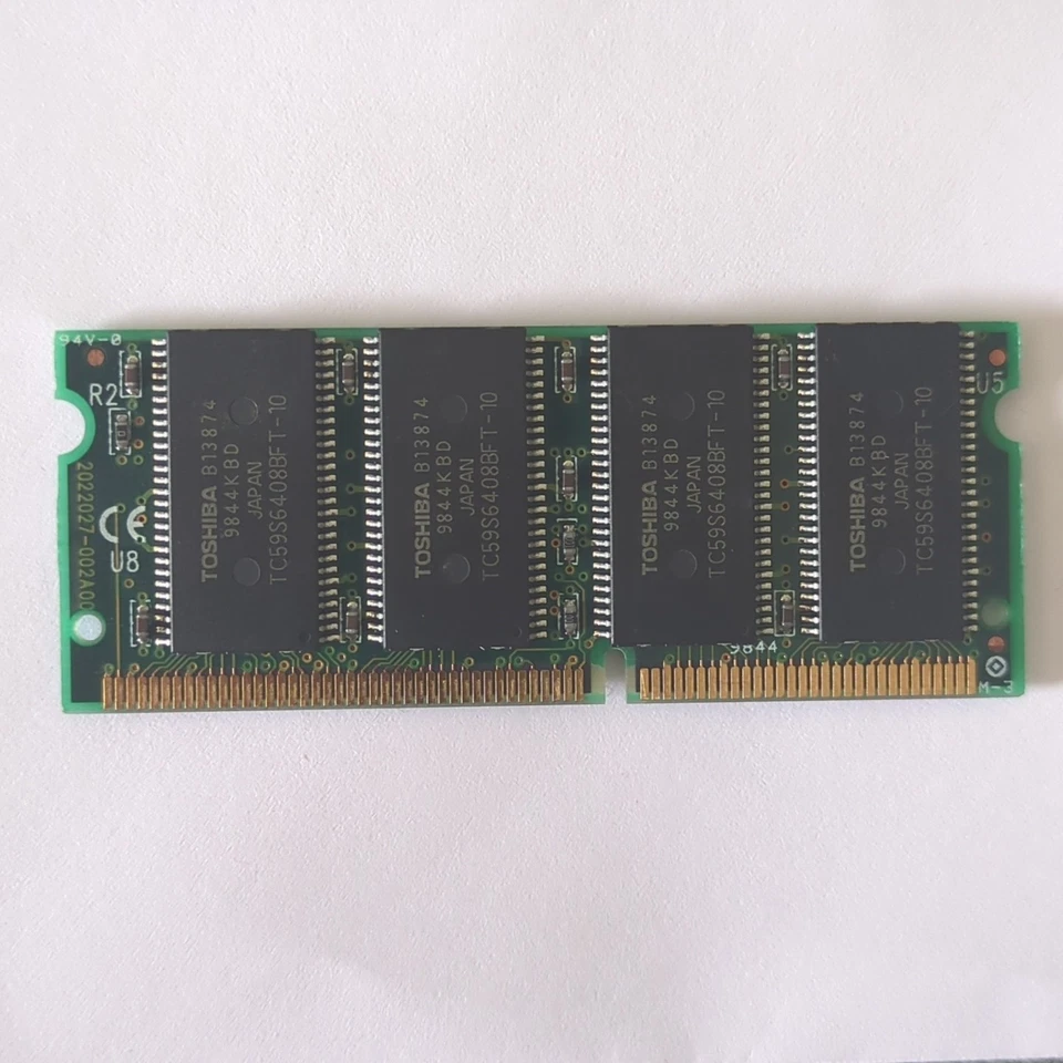 Toshiba PC66 SDRAM T8Z30B-10 9901 Laptop Computer PC RAM Memory Vintage Retro - Image 2 of 2