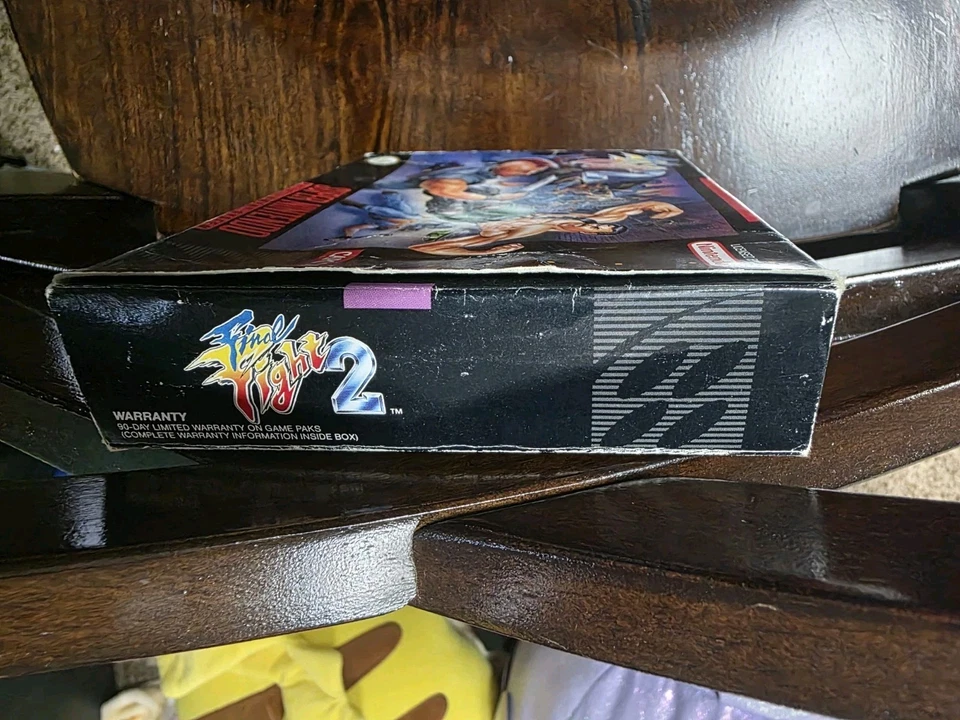 Final Fight 2 SNES Super Nintendo CIB Completo En Caja Capcom Probado Foto 3 de 4
