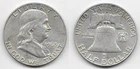 1963-D 1963 D Franklin half dollar 50 cents 50c fine F Denver