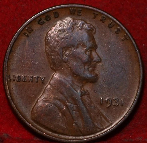 1931-P Lincoln Wheat Cent — photo from the most recent tracked eBay sale