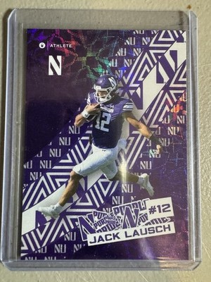 2024 OnIT Athlete Northwestern Football HOLOSticker Series SP #ST5 Jack Lausch