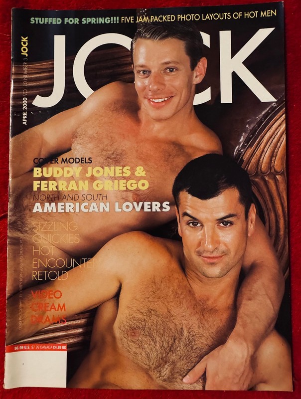 JOCK gay magazine April 2000 SPIKE Buddy Jones FERRAN GRIEGO Lane Fuller