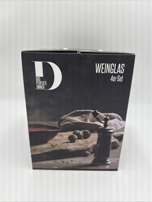 Weingläser Das Perfekte Dinner VOX im 4er-Set Anthrazit 340 ml Weinglas Glas