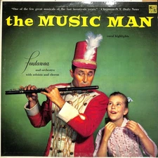 Fontanna The Music Man LP Vinyl Record Masterseal MS-70 1958 Broadway Musical