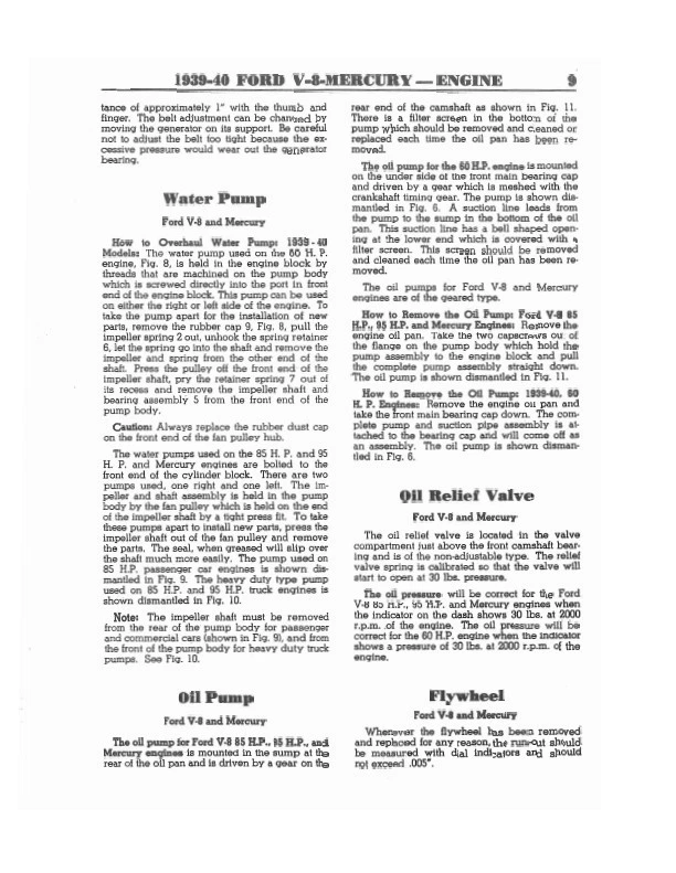 Ford V8 1939 1940 manual de taller de reparación de motores y chasis - Tranny frenos ejes etc. Foto 2 de 4