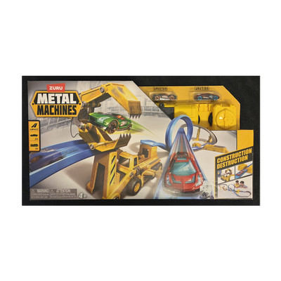 Zuru Metal Machines Construction Destruction Set with Specter/Justice Cars Toys