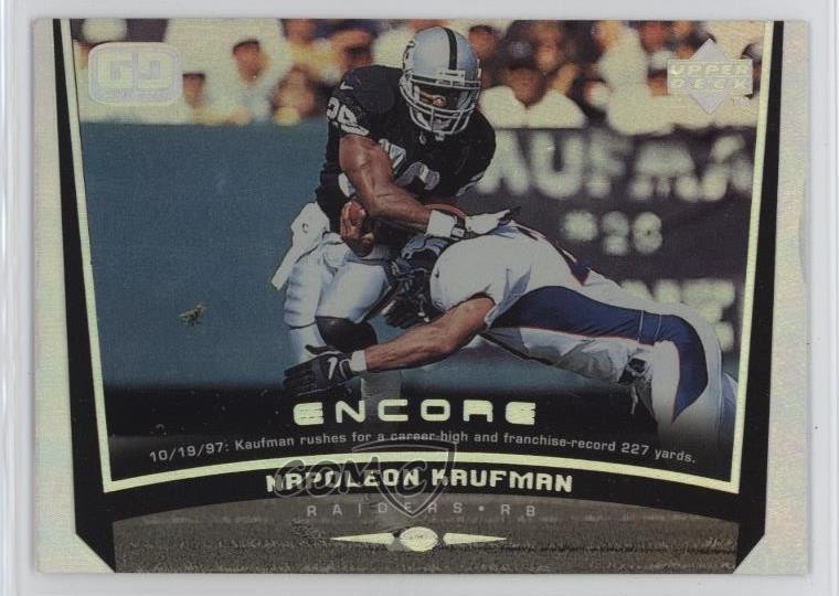 1998 Upper Deck Encore Napoleon Kaufman #110 0kz8
