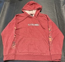 Spirited Away Ghibli 2001 Maroon Aburaya Bathhouse Maroon Hoodie Sweatshirt XL