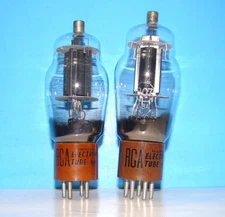 807 RCA radio audio electron amplifier vintage vacuum 2 tubes valves tested ST