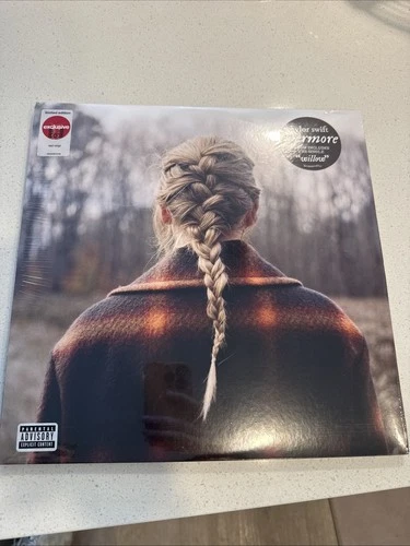 Taylor Swift Evermore New Sealed Target Exclusive Red Vinyl Record 2 LP