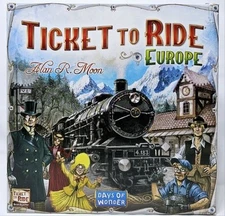 Ticket to Ride Europe Board Game Days of Wonder Complete